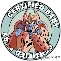 Cheetor Sticker - Certified Baby!